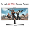 34 inch 4K 144Hz curved screen with ribbonfish screen