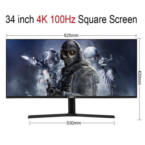 34 inch 4K 144Hz curved screen with ribbonfish screen